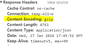 Browser Supports GZIP